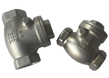 China Válvula de verificação SS316 e SS304 parafusada, válvula de verificação do balanço do aço de molde fornecedor