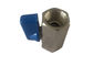 ISO9001/CE válvulas de 1 bola 304 de aço inoxidável da polegada Bsp FF rosqueado fornecedor