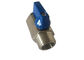Válvula de bola de aço inoxidável 316 de 1 polegada mini 1000 Wog Bsp Mf rosqueado fornecedor